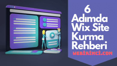 6 adimda wix site kurma rehberi