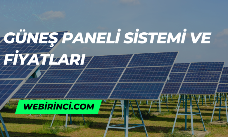 güneş paneli fiyatları